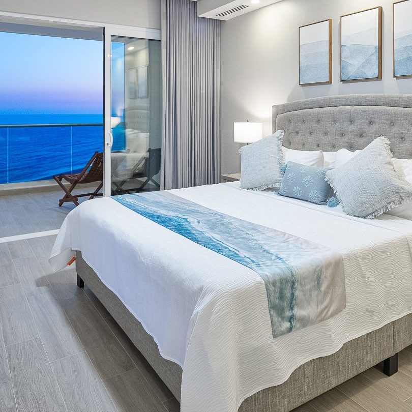 Primary bedroom inside Viento 902